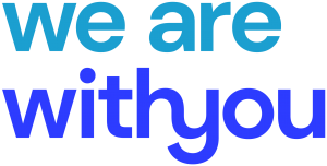 We are with you logo