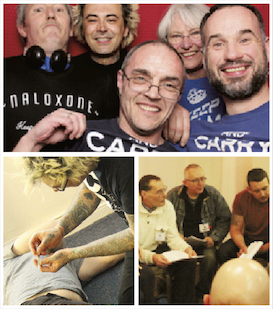 Peer to Peer naloxone training at the DDN Conference. This year's event will be on 13 July in Birmingham