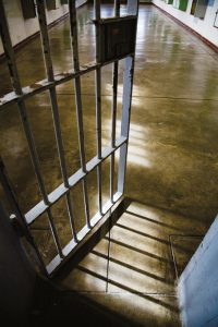 Prison Door - illustrating drug use in prisons