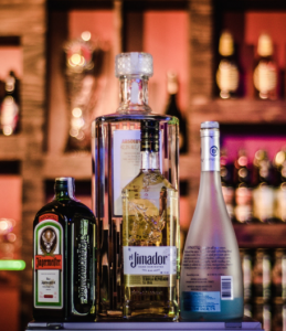 alcohol bottles