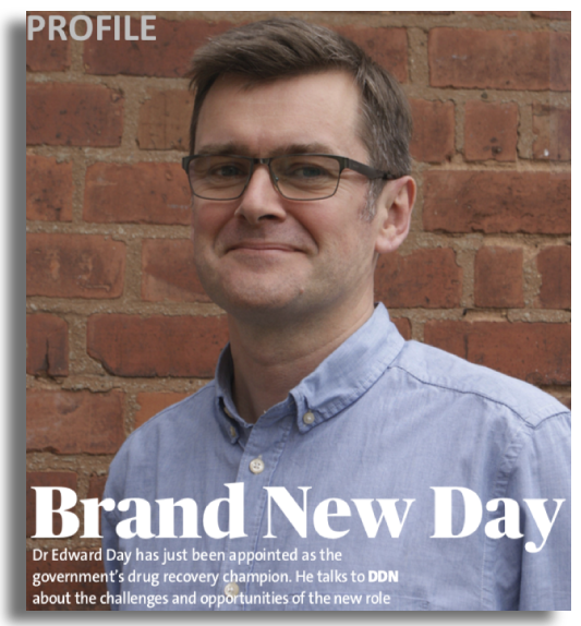 Dr Ed Day Recovery Champion UK. DDN Profile