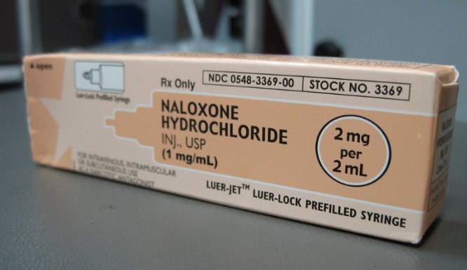 Naloxone packaging