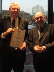 Bill Hughes and fellow award recipient Huseyin Djemil