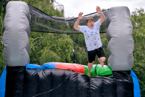 obstacle course at the recovery games