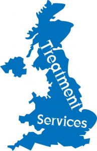 UK Map of drug treatment services