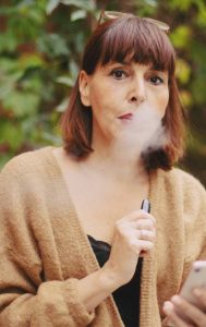 vaping woman