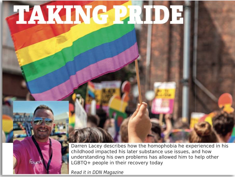 Darren Lacey on homophobia and how it affected his substance misuse