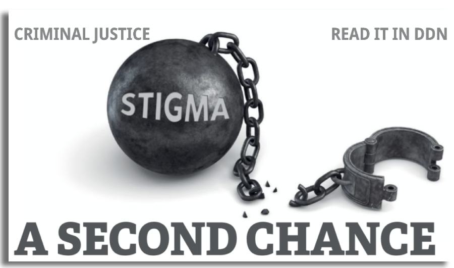 ball and chain illustrating stigma in the criminal justice system